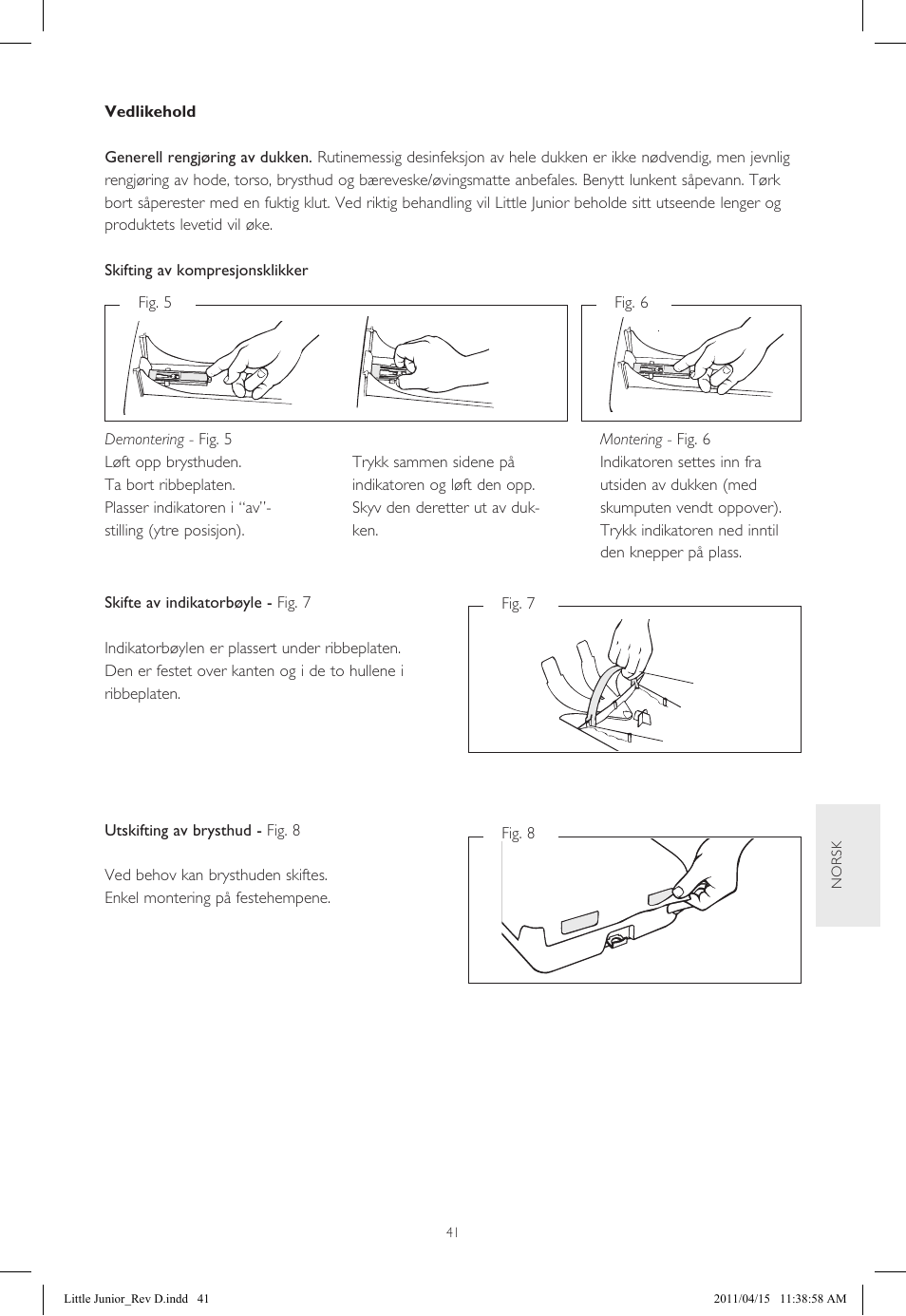 Laerdal Little Junior User Manual | Page 41 / 56