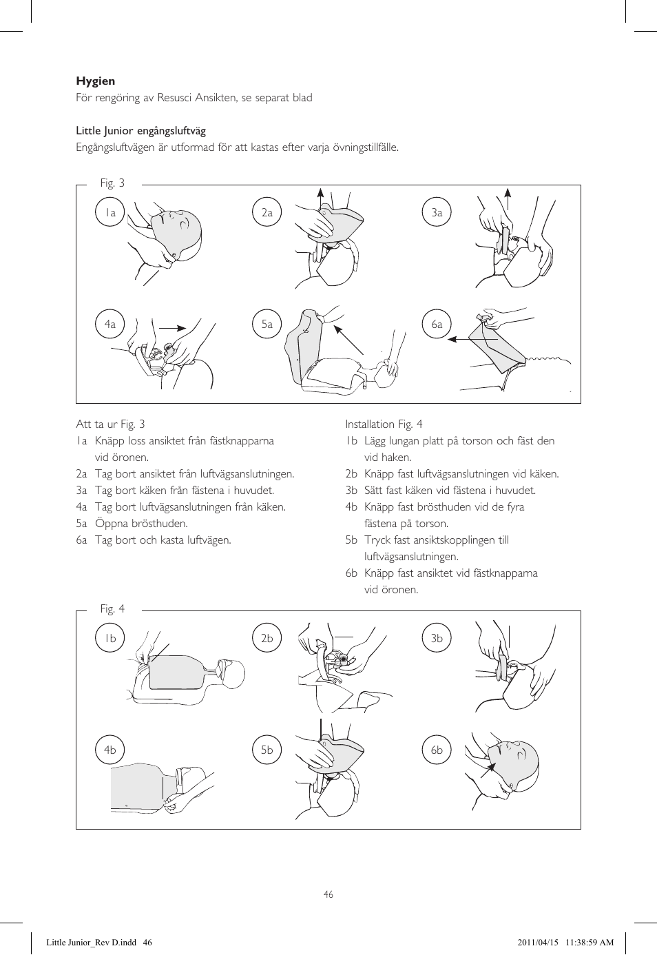 Laerdal Little Junior User Manual | Page 46 / 56