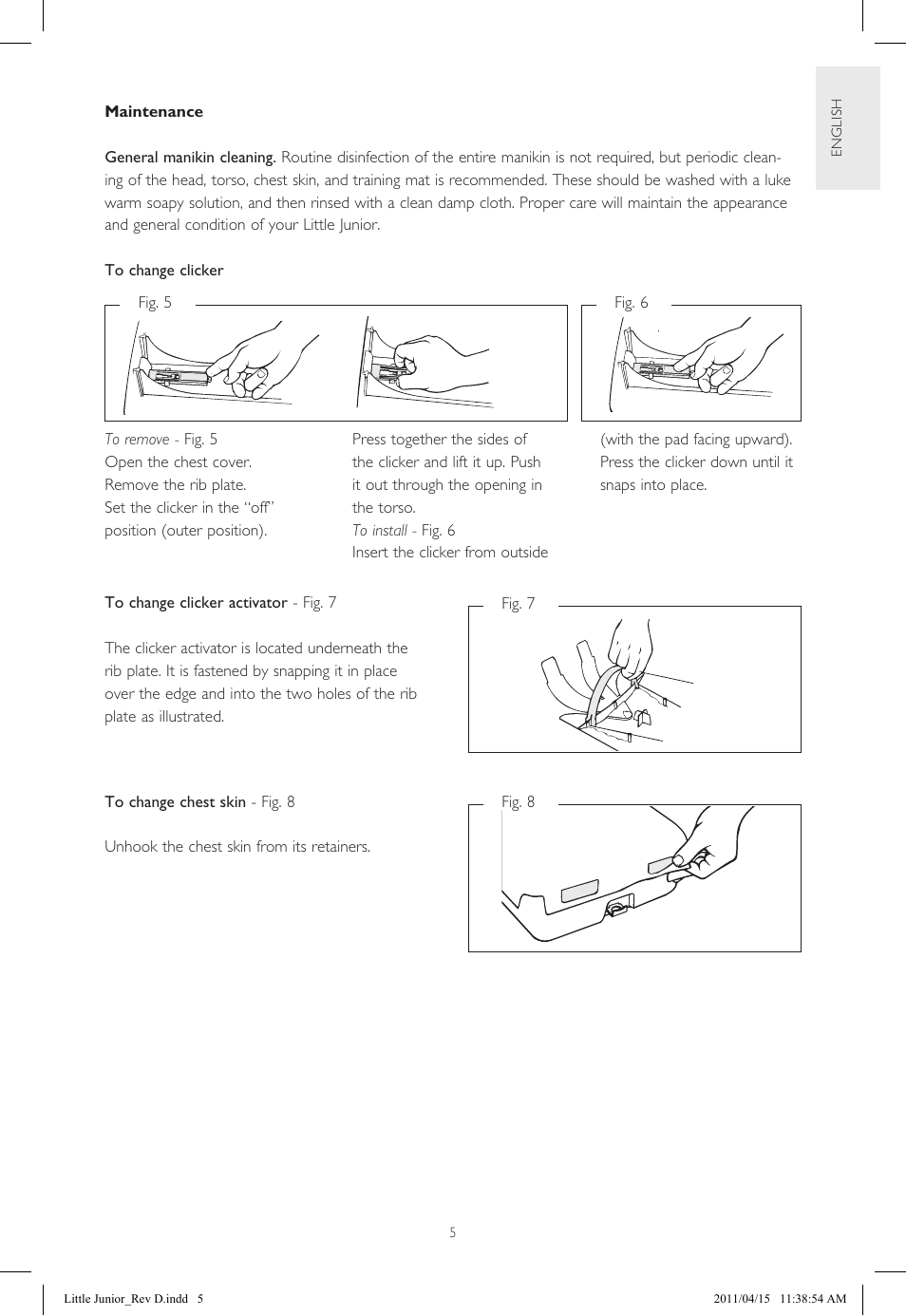 Laerdal Little Junior User Manual | Page 5 / 56