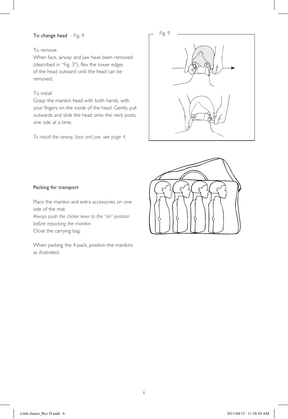 Laerdal Little Junior User Manual | Page 6 / 56
