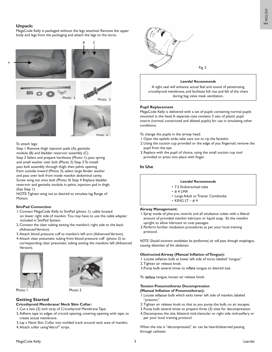 Laerdal MegaCode Kelly Advanced (SimPad Capable) User Manual | Page 5 / 12