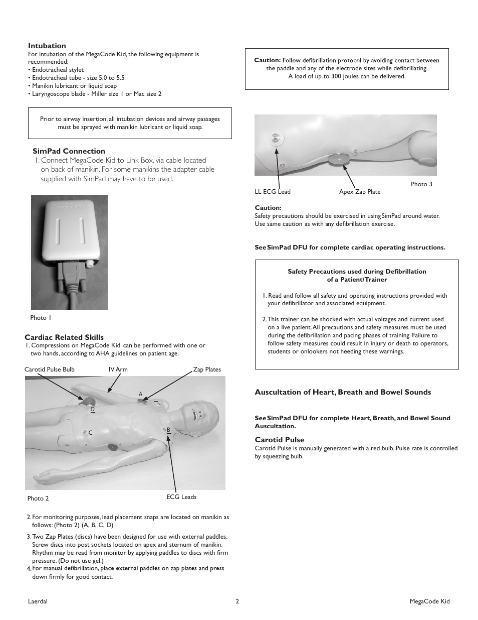 Laerdal MegaCode Kid Advanced (SimPad Capable) User Manual | Page 4 / 8