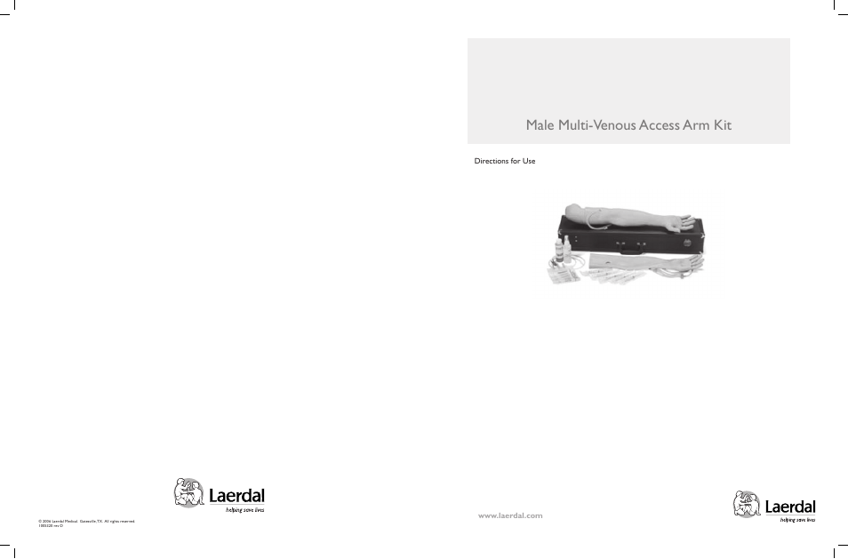 Laerdal Multi-Venous IV Training Arms User Manual | 3 pages