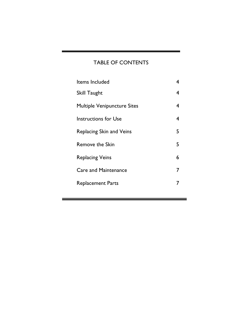 Laerdal Multi-Venous IV Training Arms User Manual | Page 3 / 8