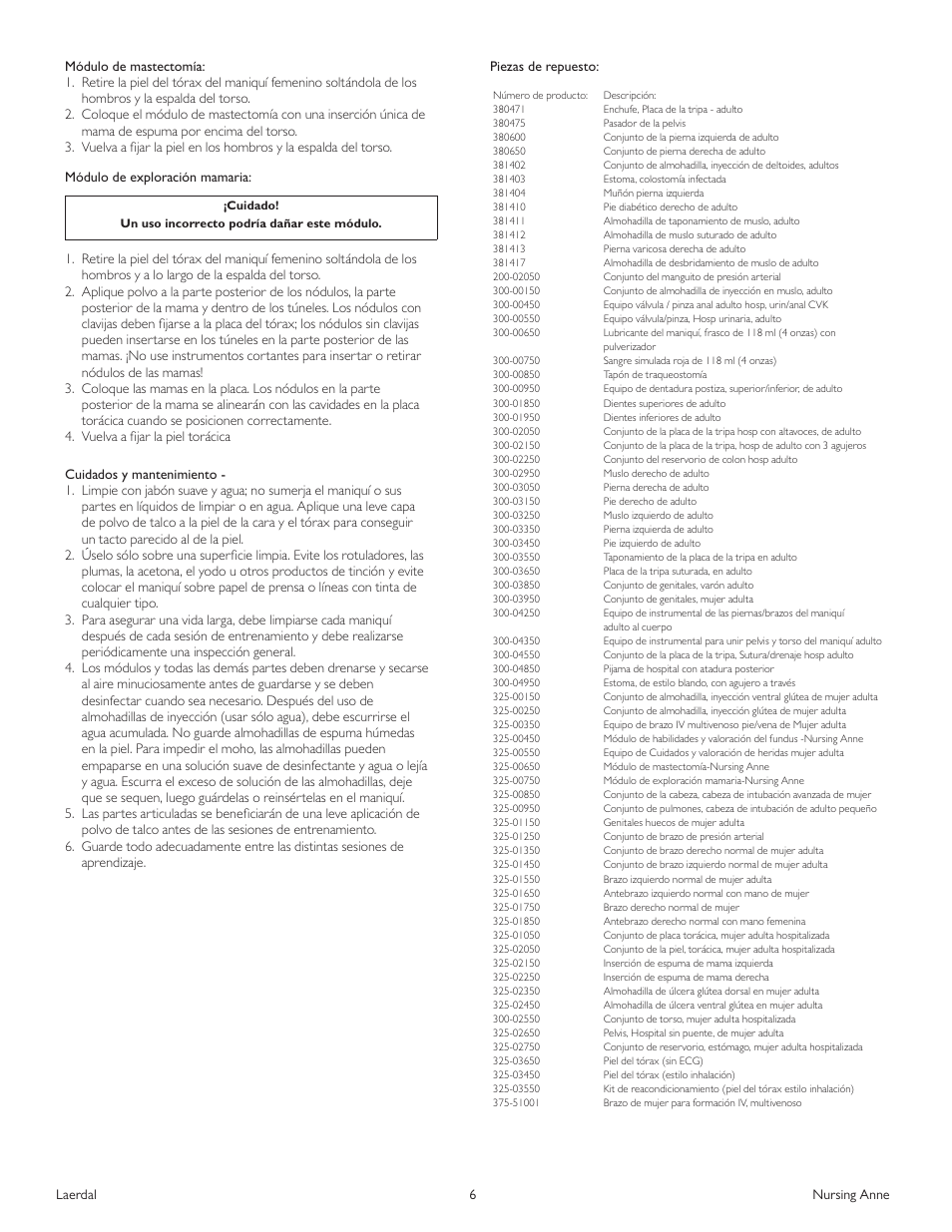 Laerdal Nursing Anne (SimPad Capable) User Manual | Page 14 / 76