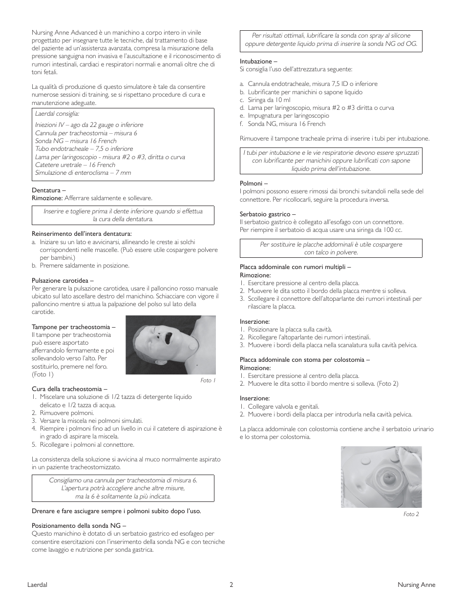 Laerdal Nursing Anne (SimPad Capable) User Manual | Page 16 / 76