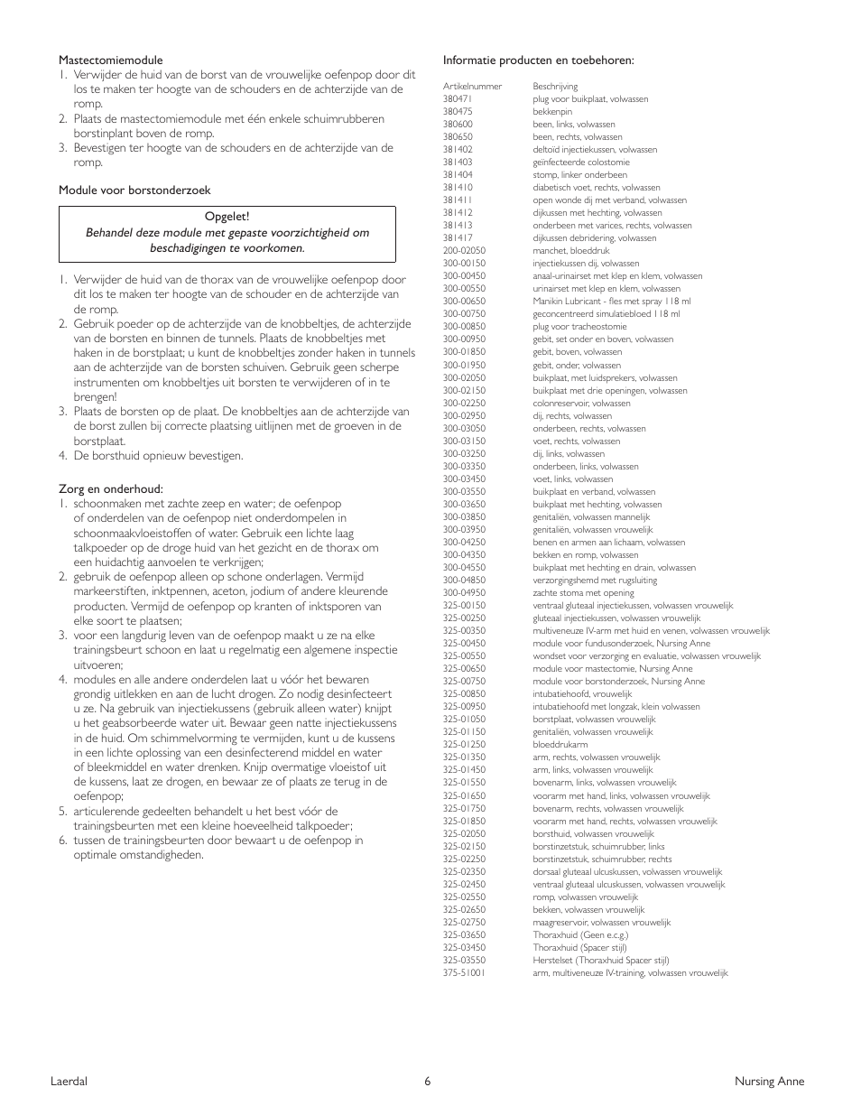 Laerdal Nursing Anne (SimPad Capable) User Manual | Page 38 / 76