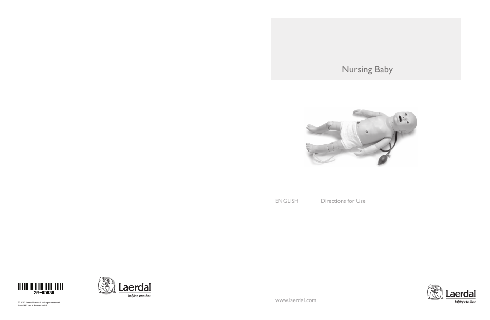 Laerdal Nursing Baby (SimPad Capable) User Manual | 6 pages