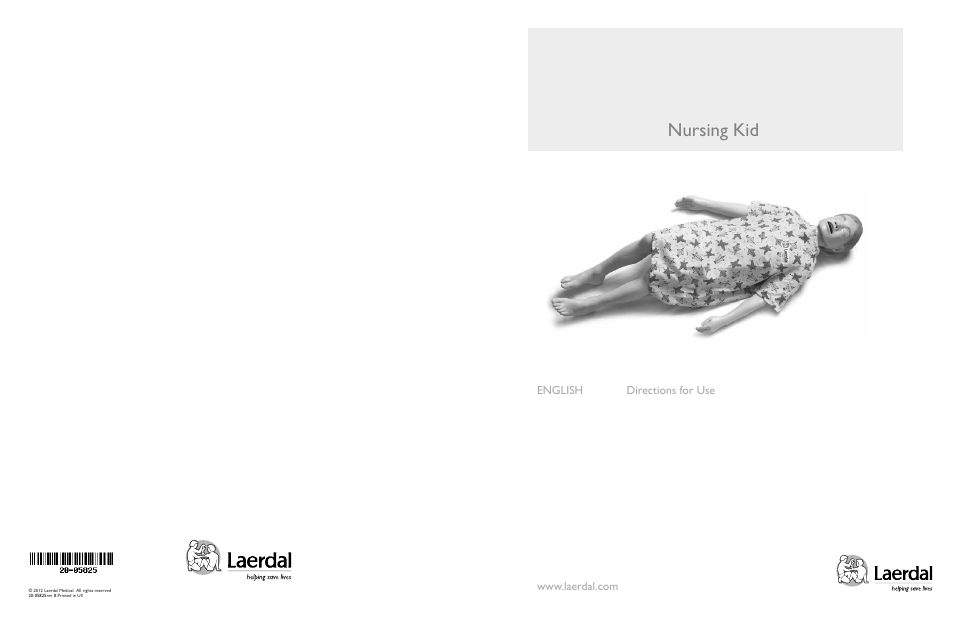 Laerdal Nursing Kid (SimPad Capable) User Manual | 6 pages