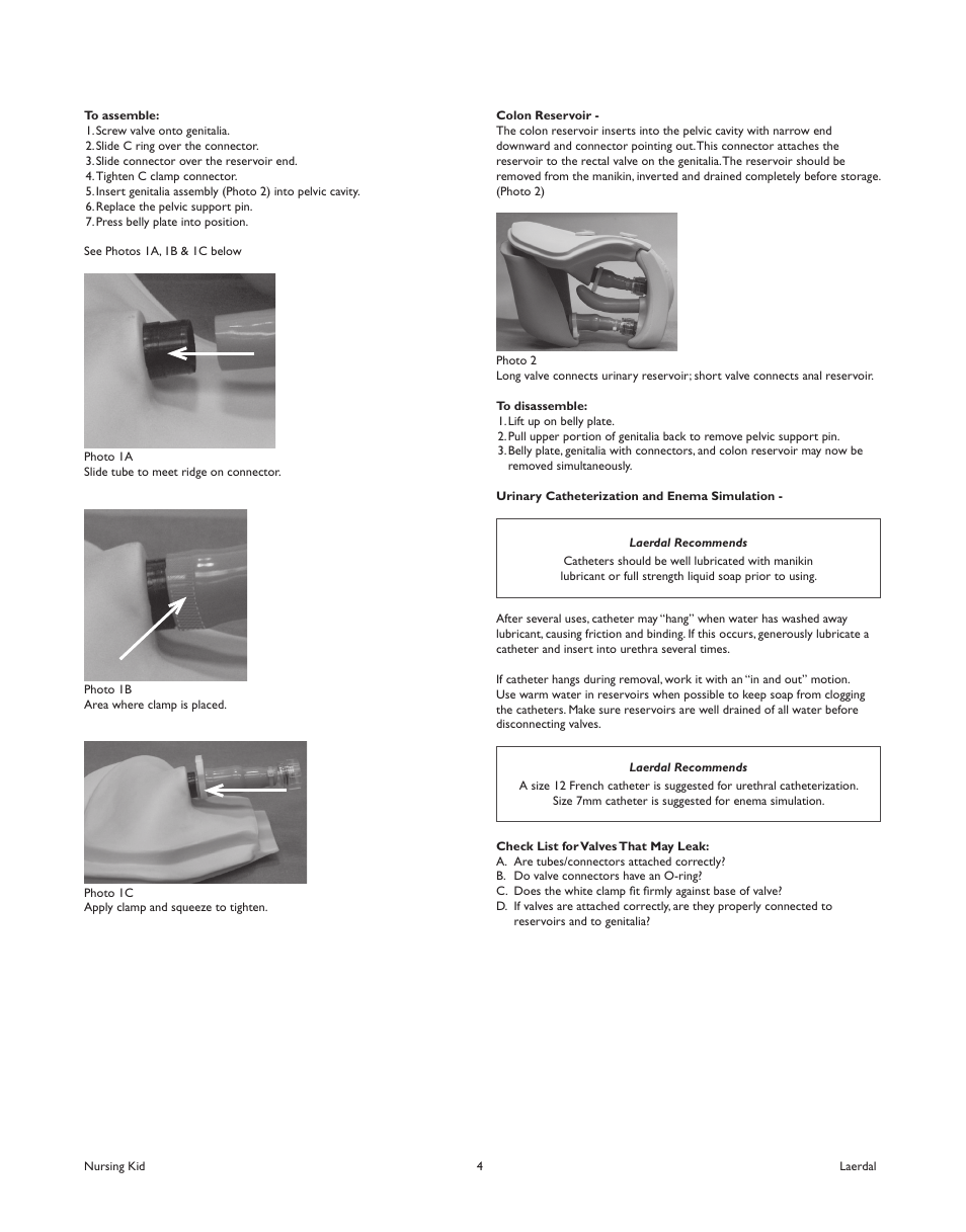 Laerdal Nursing Kid (SimPad Capable) User Manual | Page 5 / 6