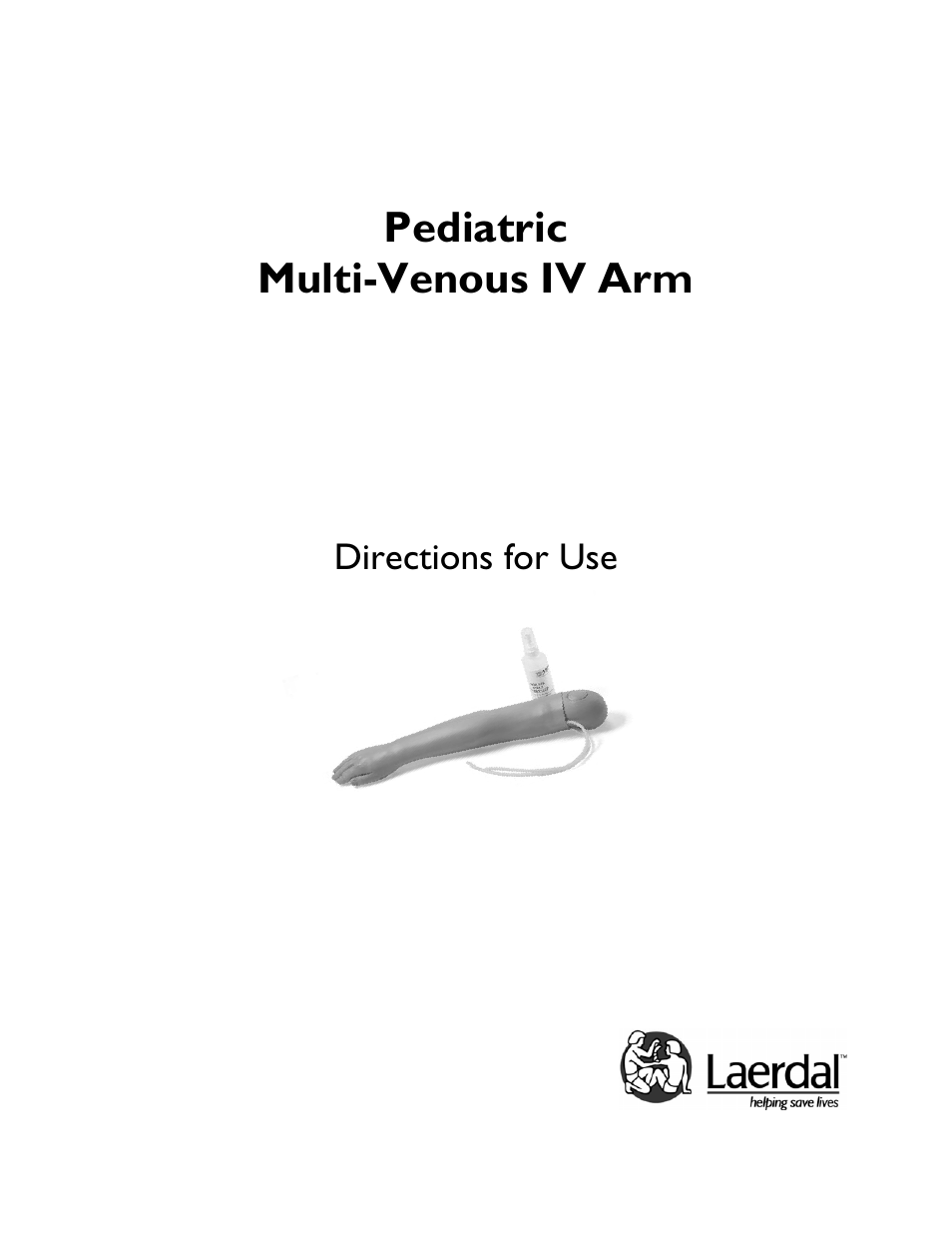 Laerdal Pediatric Multi-Venous IV Training Arm Kit User Manual | 8 pages