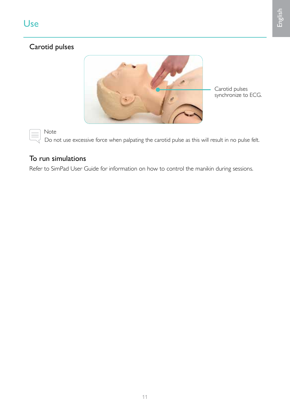 Laerdal Resusci Anne Advanced SkillTrainer with SimPad User Manual | Page 11 / 100