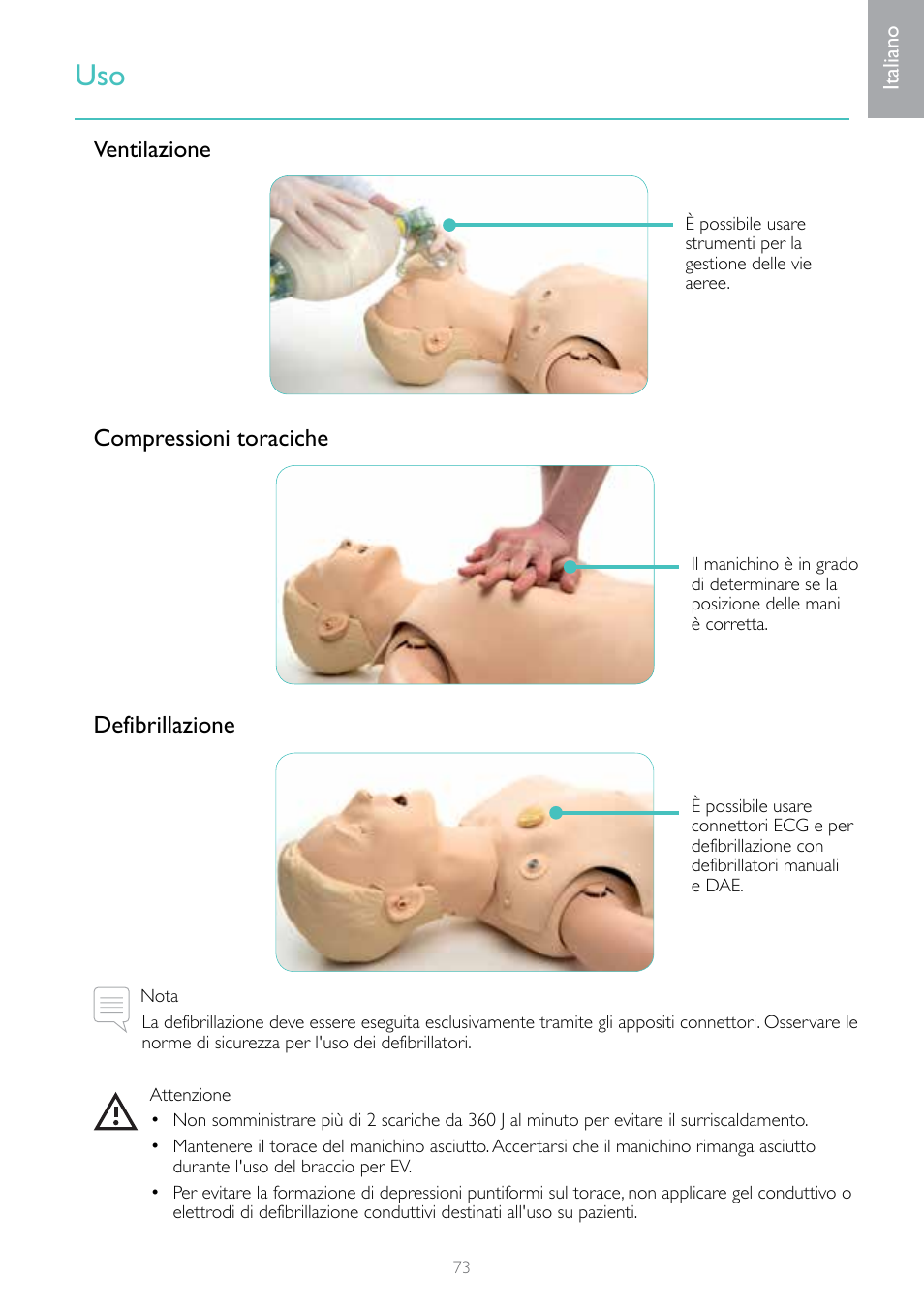 Laerdal Resusci Anne Advanced SkillTrainer with SimPad User Manual | Page 73 / 100