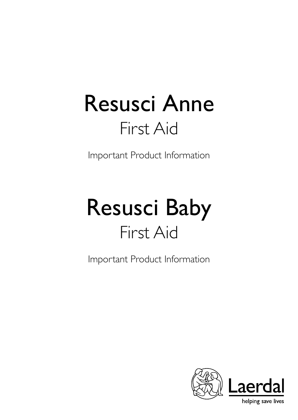 Laerdal Resusci Anne First Aid User Manual | 18 pages