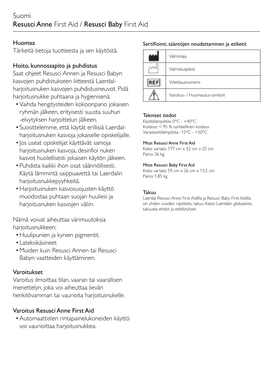 Laerdal Resusci Anne First Aid User Manual | Page 12 / 18