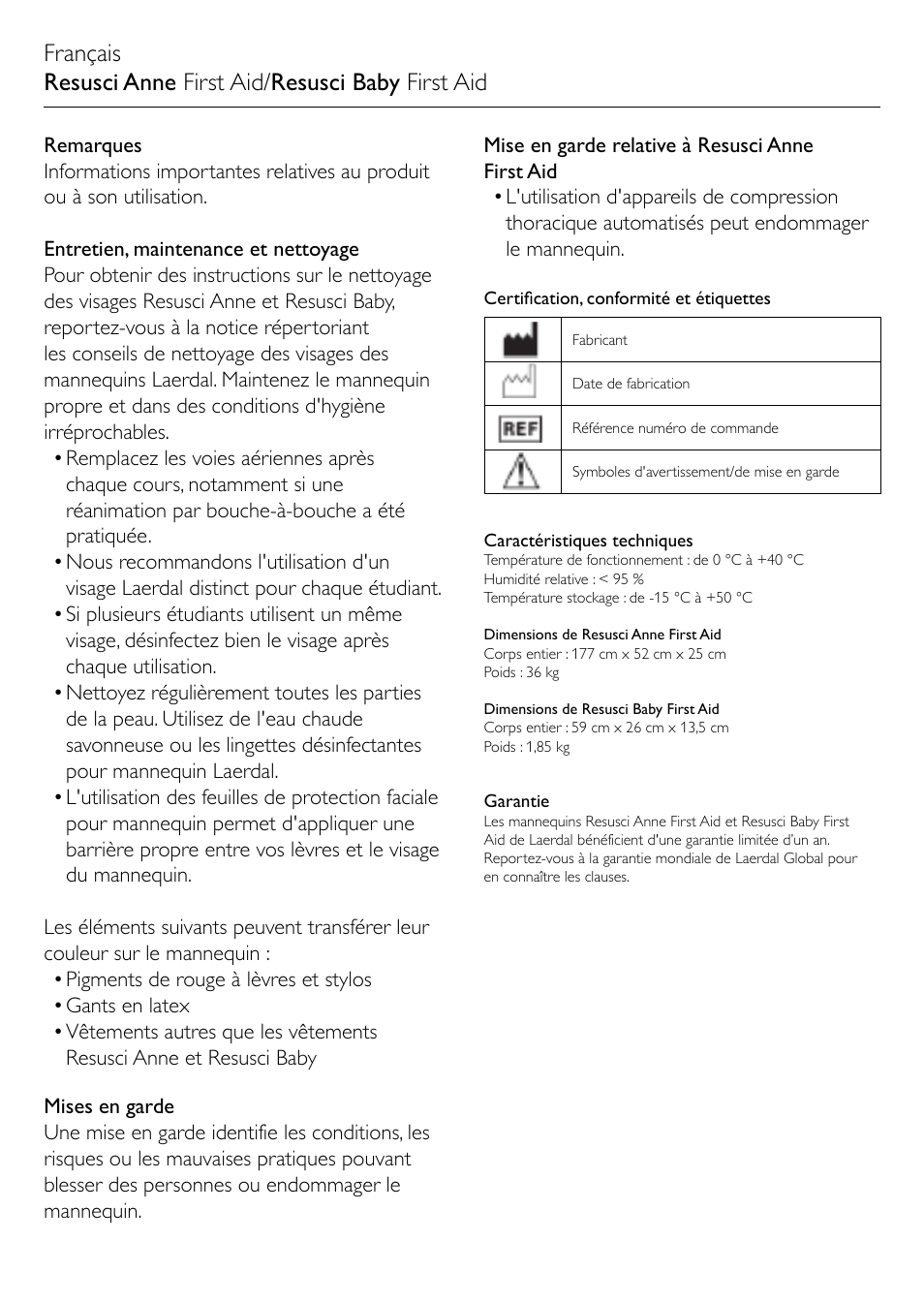 Laerdal Resusci Anne First Aid User Manual | Page 3 / 18