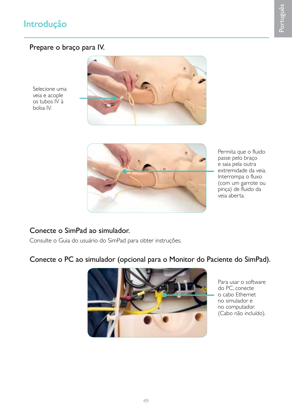 Introdução | Laerdal Resusci Anne Simulator User Manual | Page 49 / 84