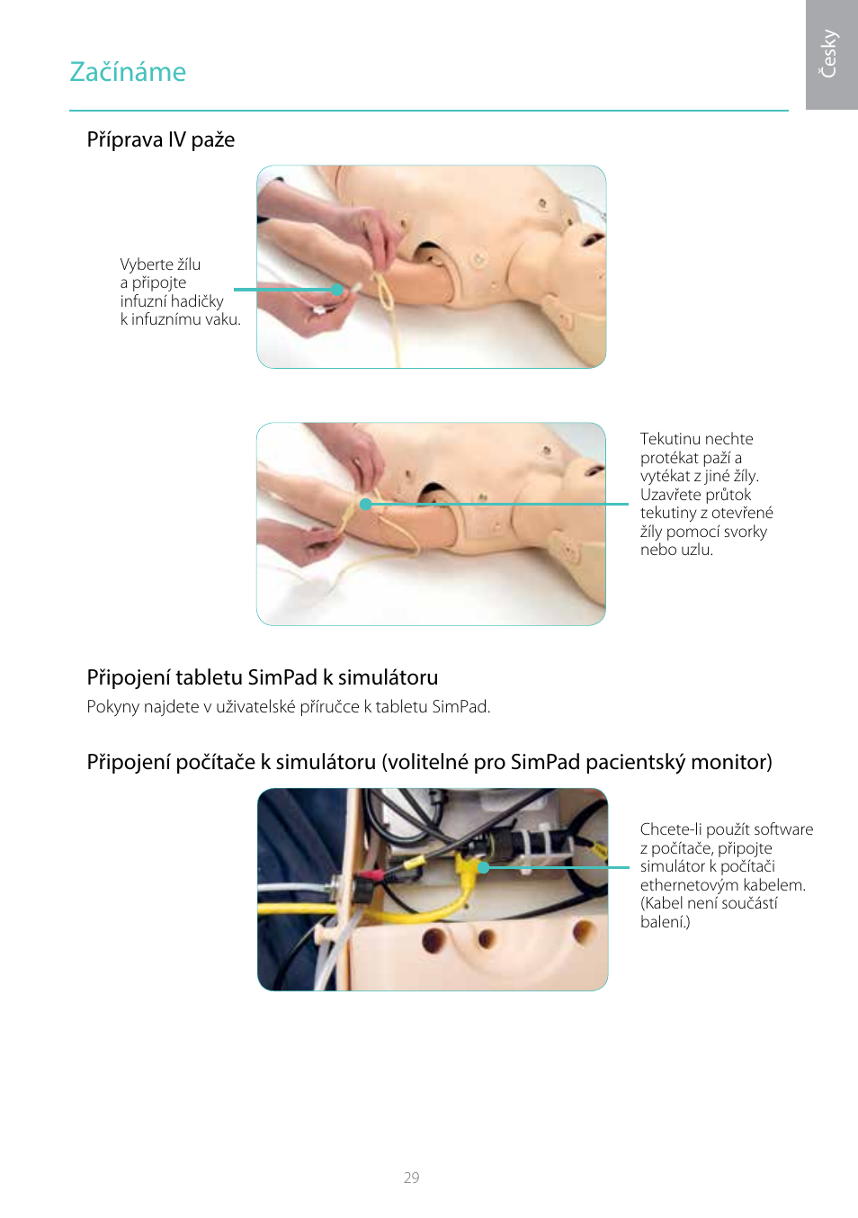 Začínáme | Laerdal Resusci Anne Simulator User Manual | Page 29 / 104