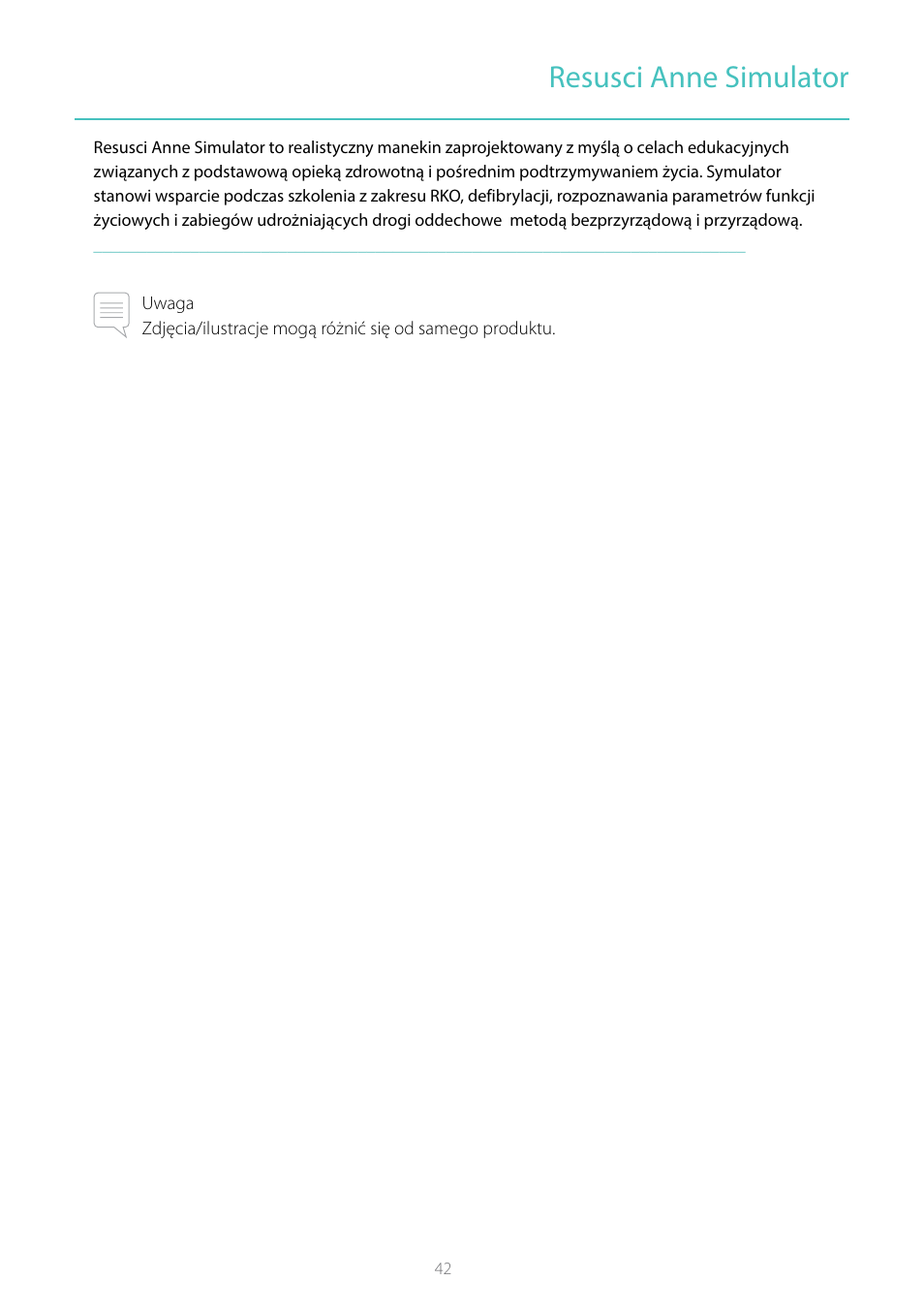 Resusci anne simulator | Laerdal Resusci Anne Simulator User Manual | Page 42 / 104