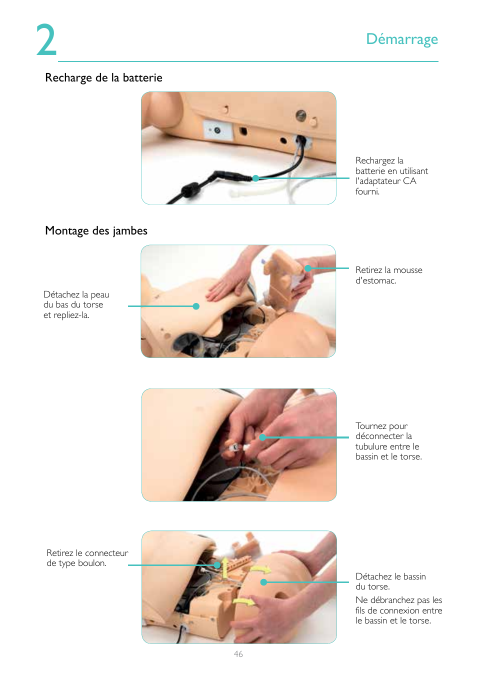 Démarrage | Laerdal Resusci Anne Simulator User Manual | Page 46 / 124