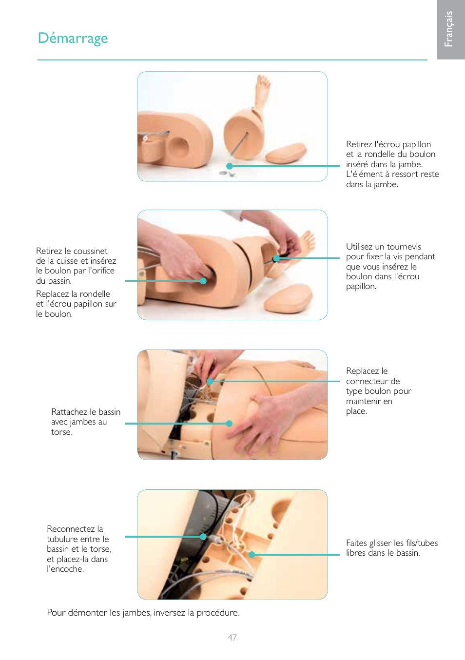 Démarrage | Laerdal Resusci Anne Simulator User Manual | Page 47 / 124