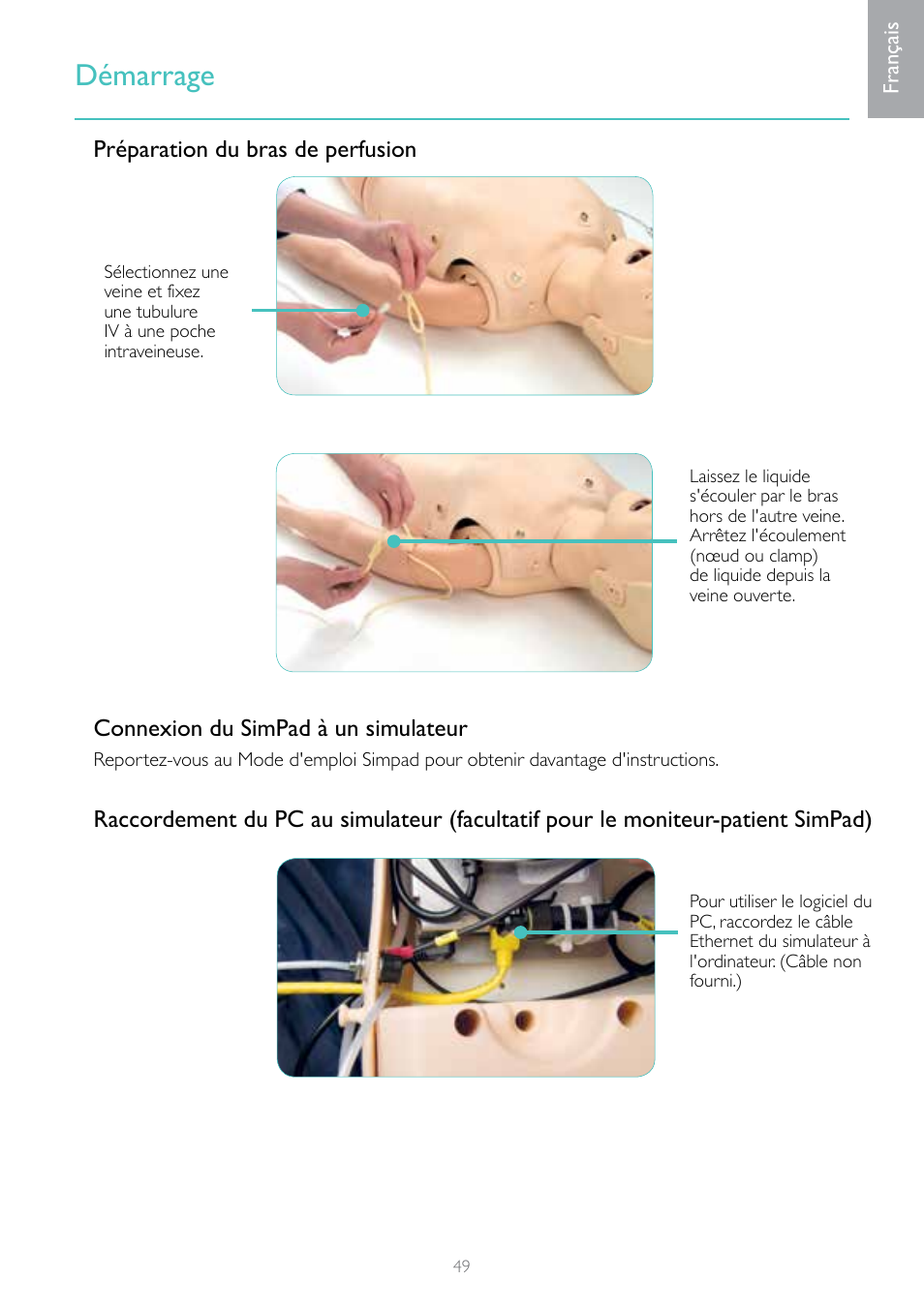 Démarrage | Laerdal Resusci Anne Simulator User Manual | Page 49 / 124