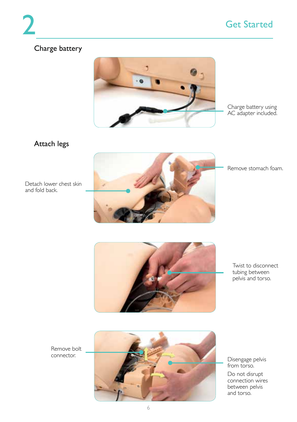 Get started | Laerdal Resusci Anne Simulator User Manual | Page 6 / 124