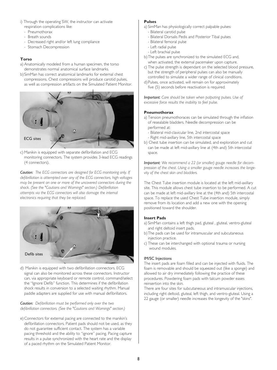 Laerdal SimMan User Manual | Page 8 / 16