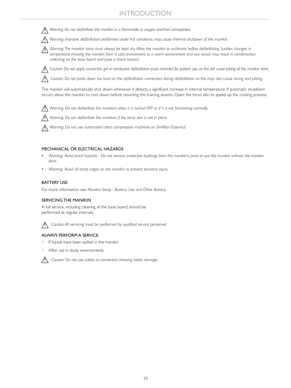 Introduction | Laerdal SimMan Essential User Manual | Page 10 / 76