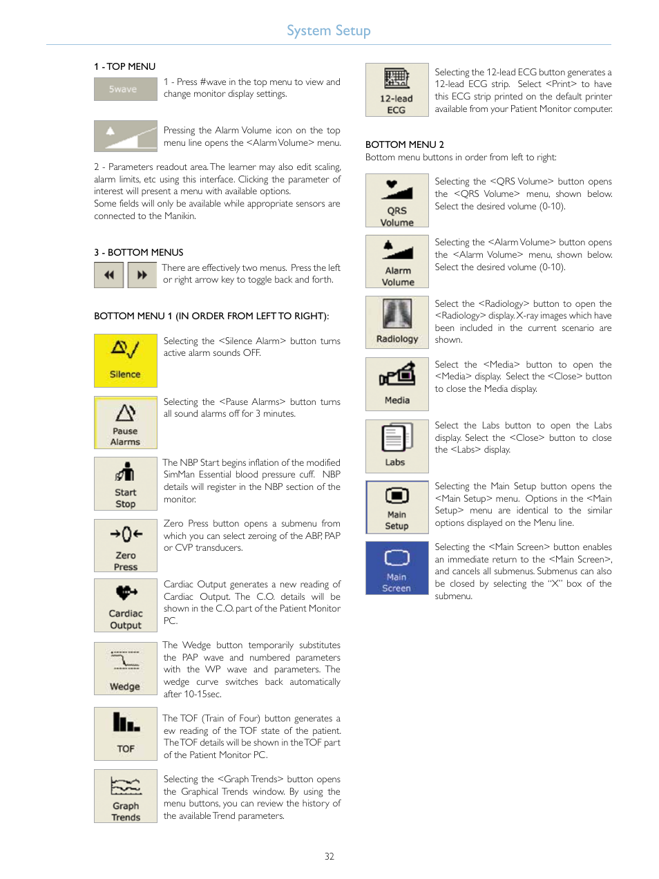 System setup | Laerdal SimMan Essential User Manual | Page 32 / 76