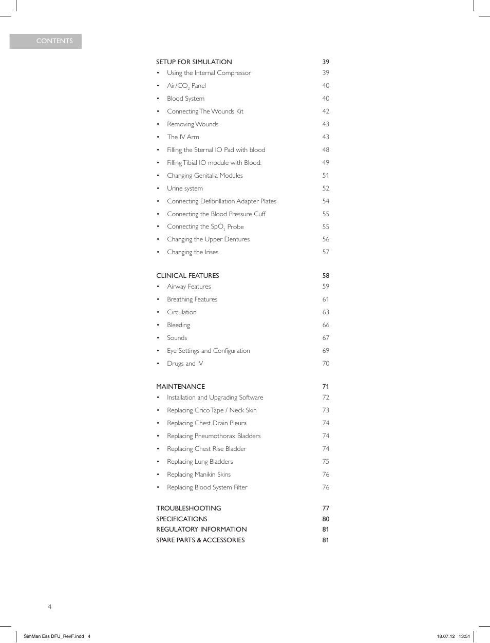 Laerdal SimMan Essential User Manual | Page 4 / 84