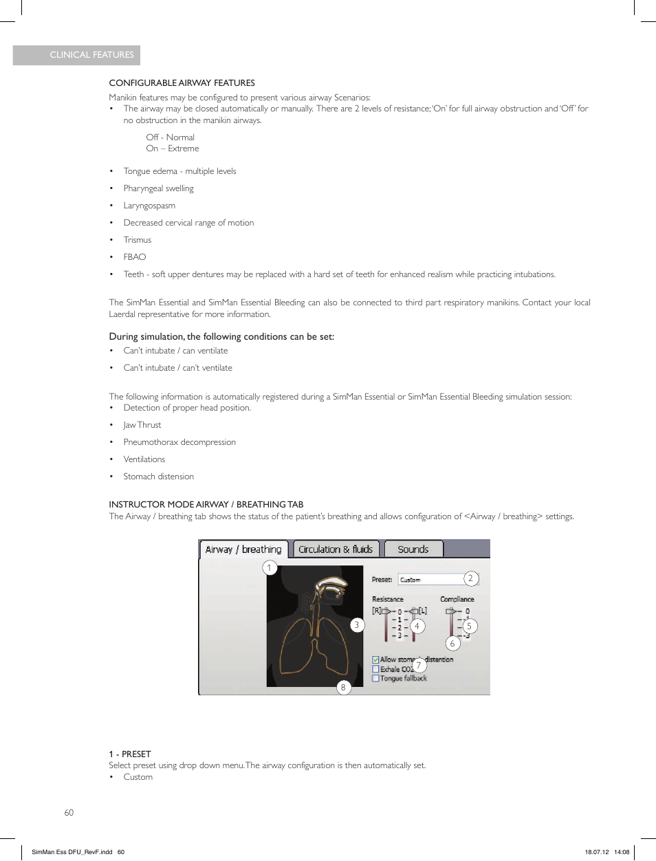 Laerdal SimMan Essential User Manual | Page 60 / 84