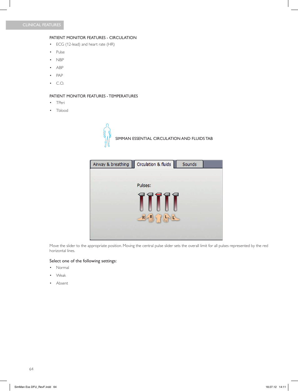 Laerdal SimMan Essential User Manual | Page 64 / 84