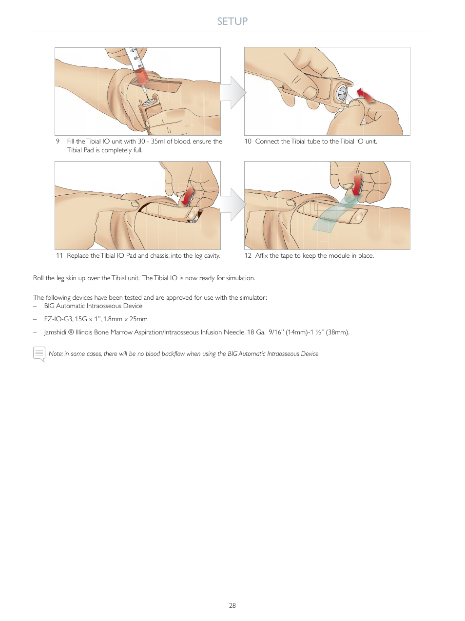 Setup | Laerdal SimMan Essential Bleeding User Manual | Page 28 / 46