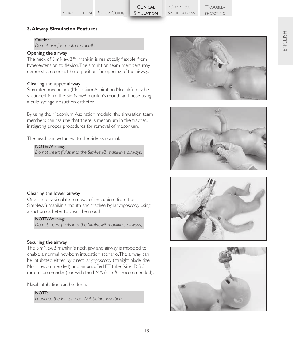 Laerdal SimNewB Advanced User Manual | Page 15 / 28