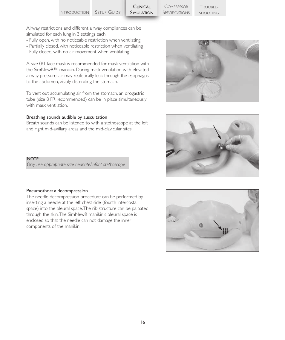 Laerdal SimNewB Advanced User Manual | Page 18 / 28