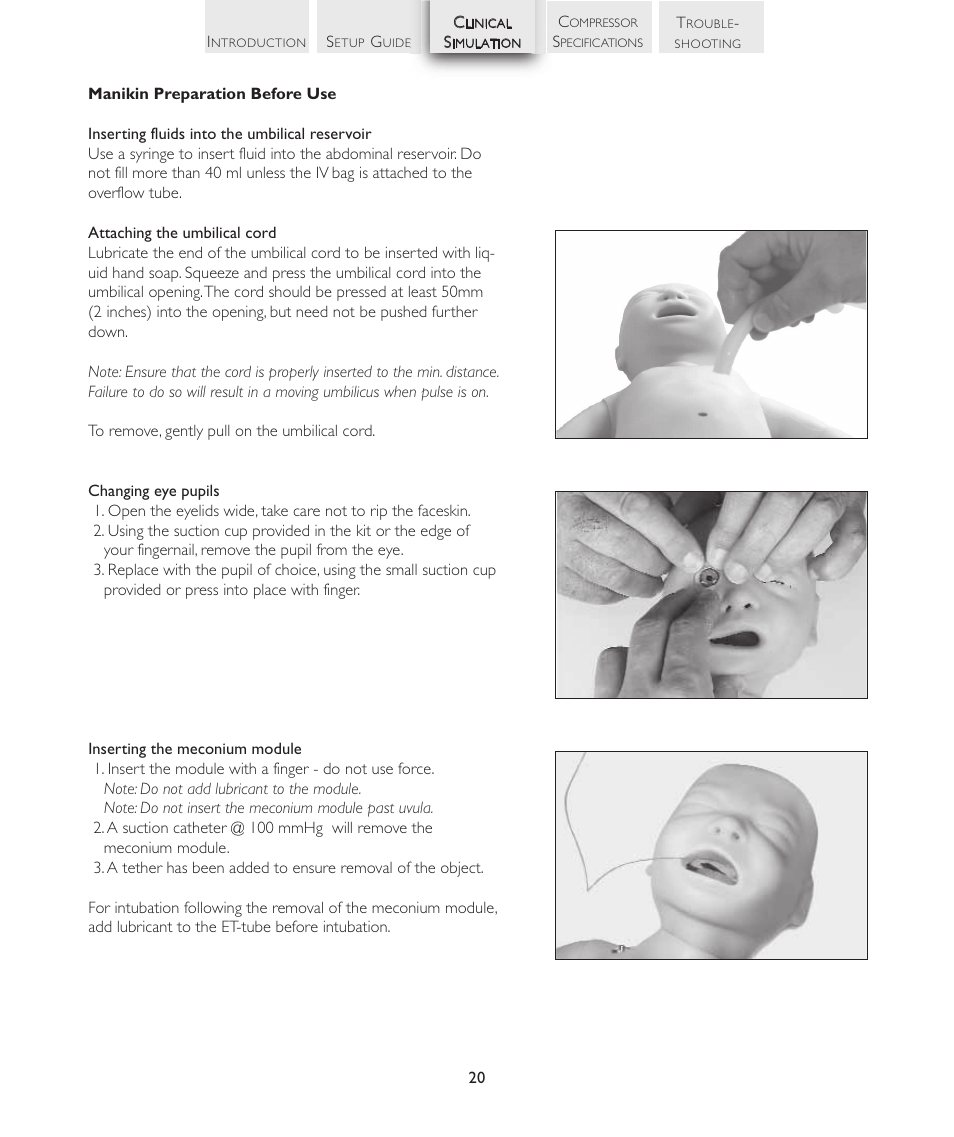 Laerdal SimNewB Advanced User Manual | Page 22 / 28