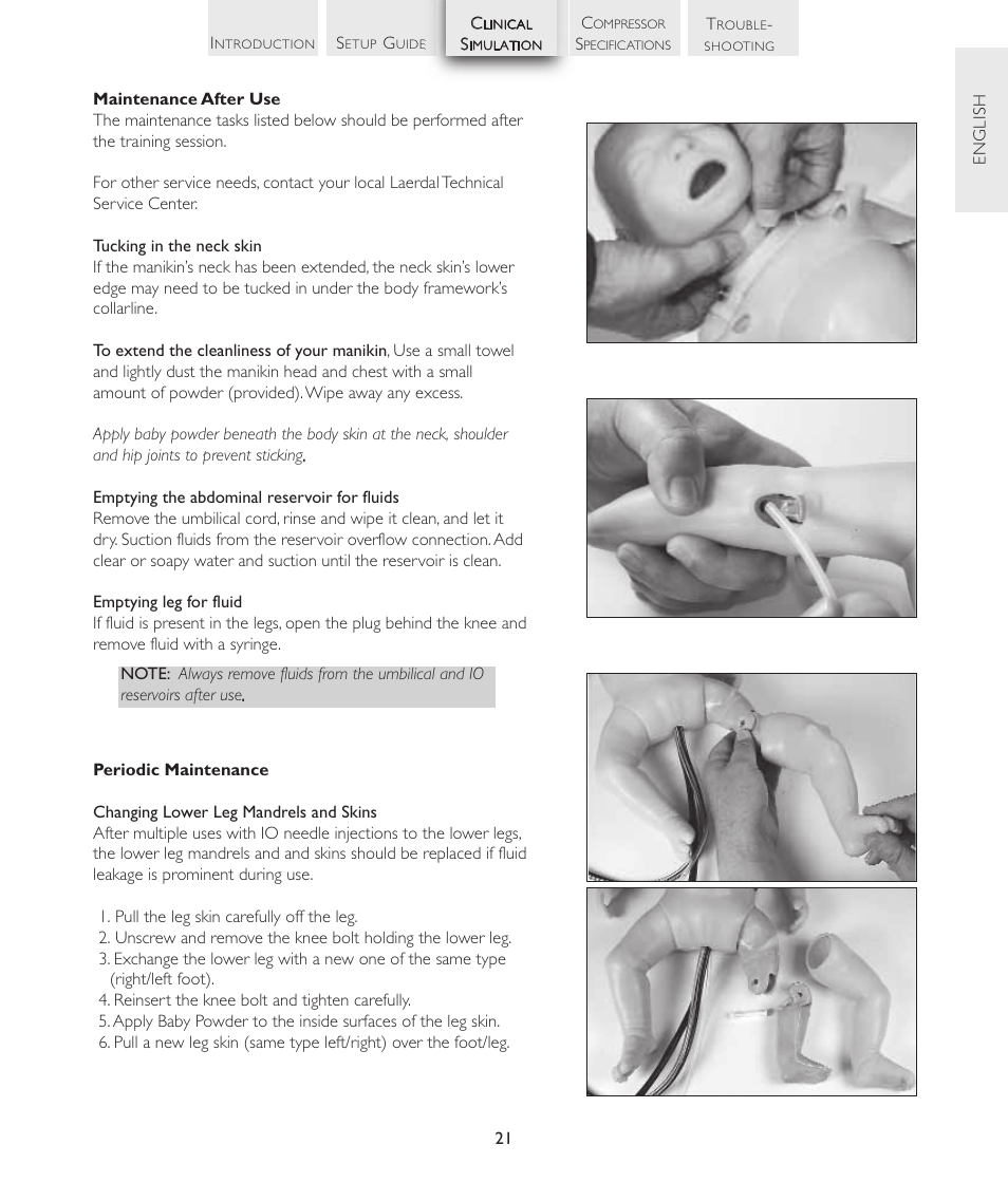 Laerdal SimNewB Advanced User Manual | Page 23 / 28