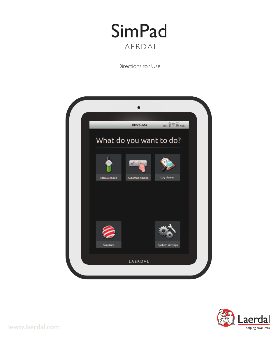 Laerdal SimPad User Manual | 36 pages