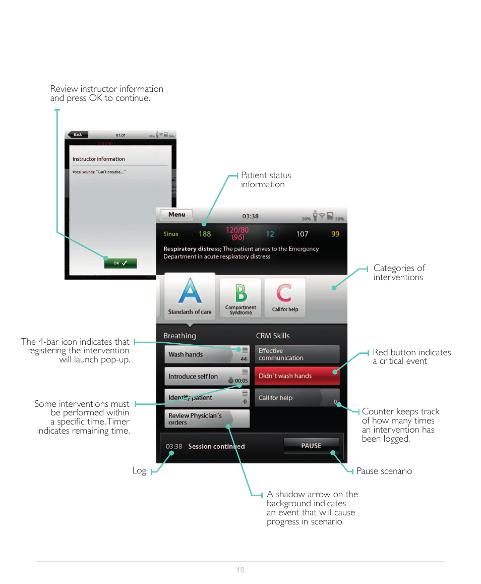Laerdal SimPad User Manual | Page 10 / 36
