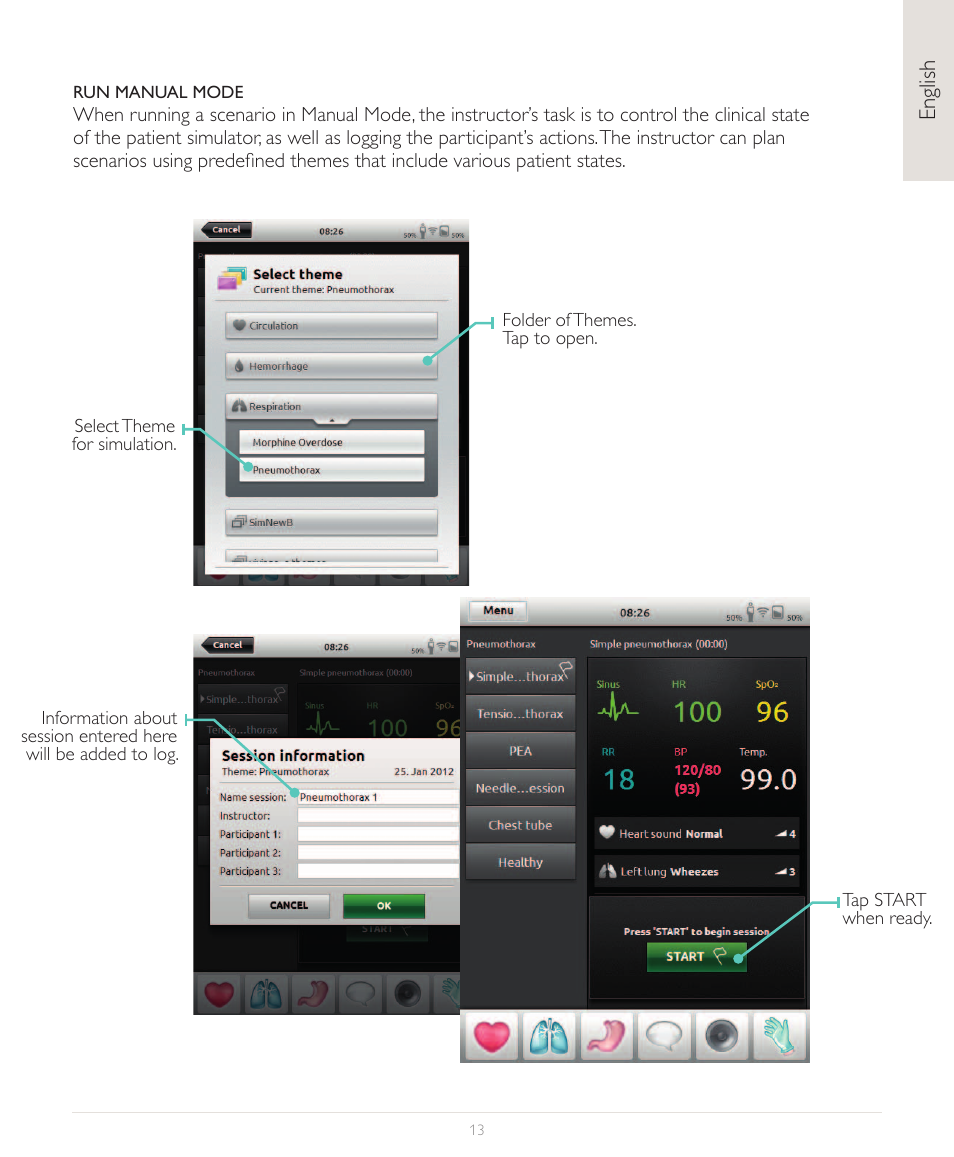 Laerdal SimPad User Manual | Page 13 / 36