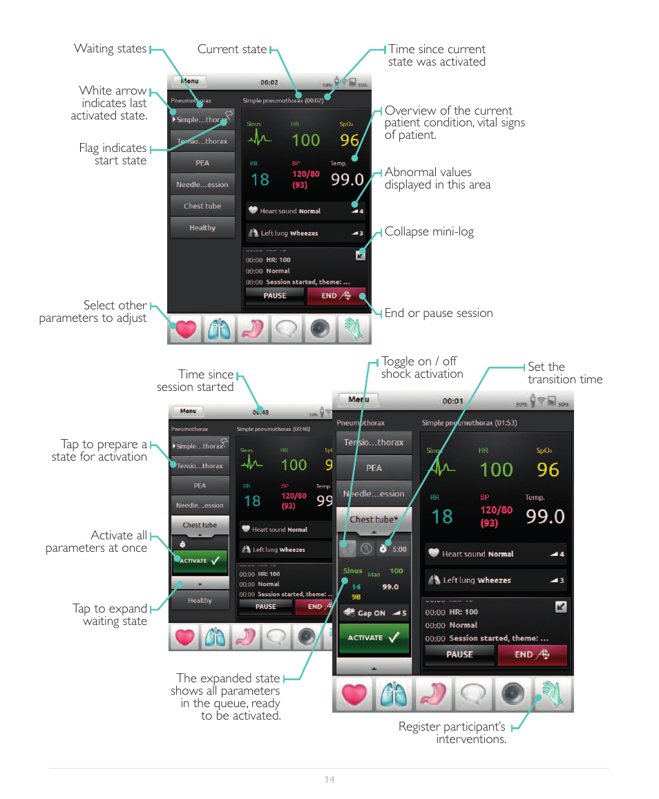 Laerdal SimPad User Manual | Page 14 / 36