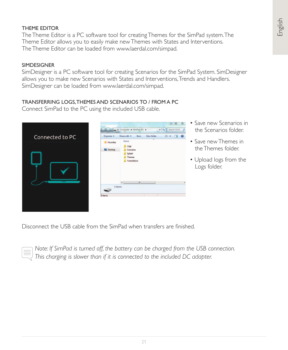 Laerdal SimPad User Manual | Page 21 / 36