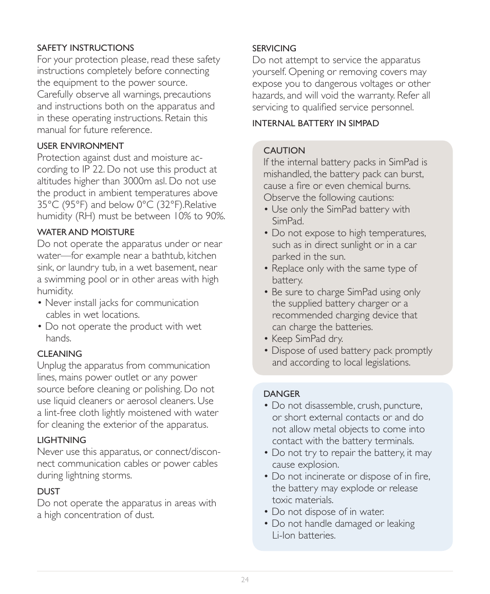 Laerdal SimPad User Manual | Page 24 / 36
