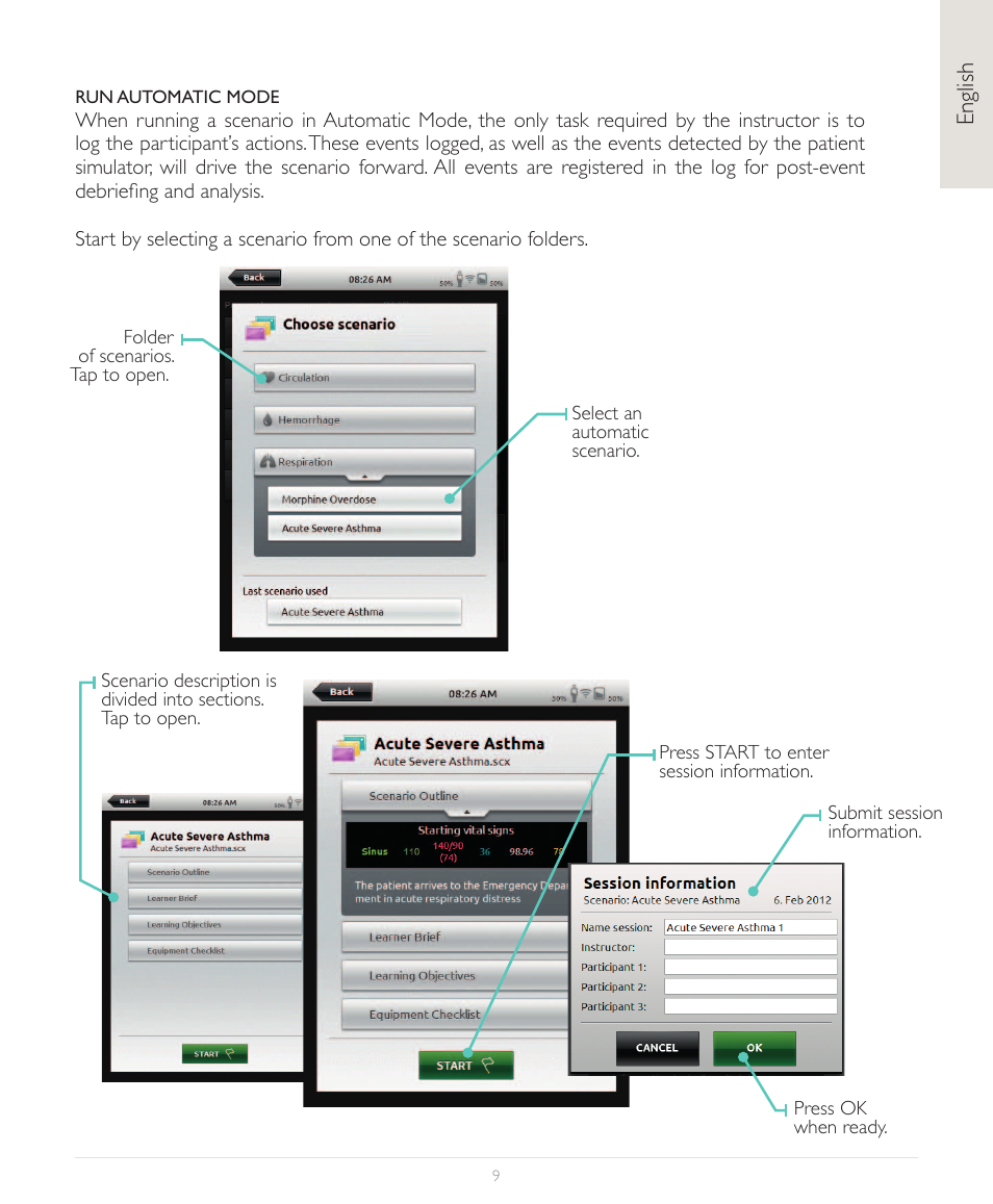 Laerdal SimPad User Manual | Page 9 / 36