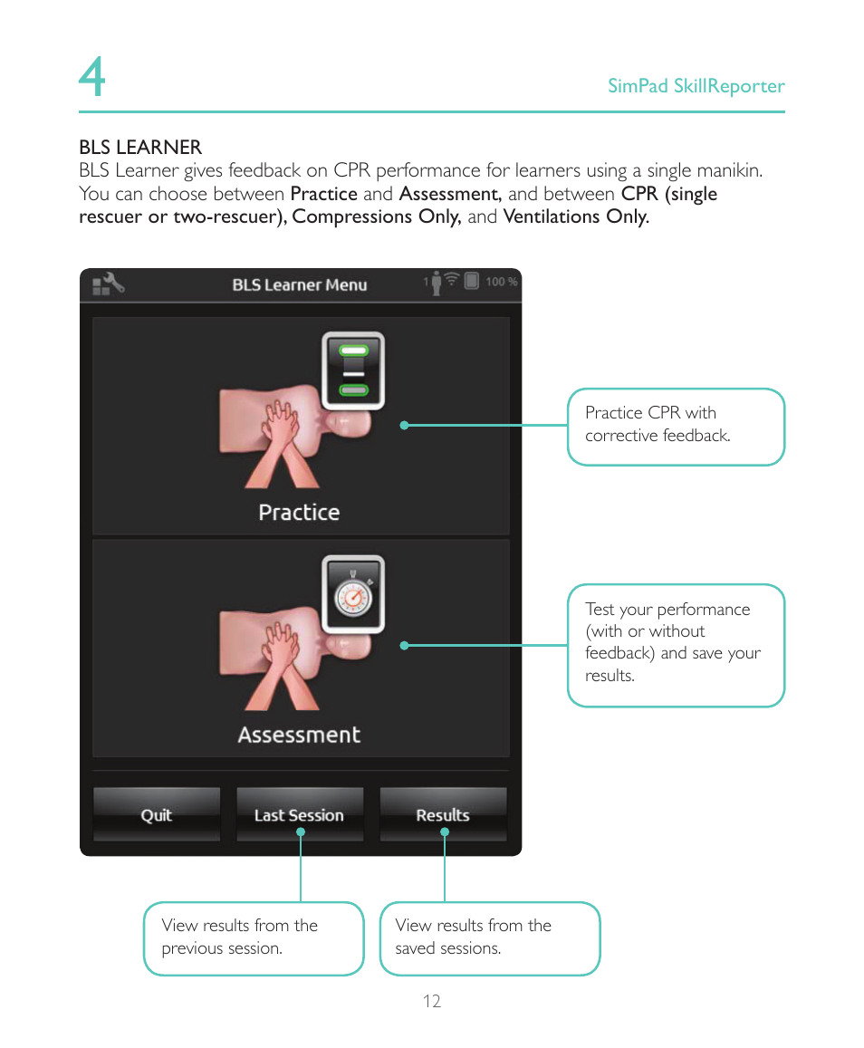 Laerdal SimPad SkillReporter User Manual | Page 12 / 28