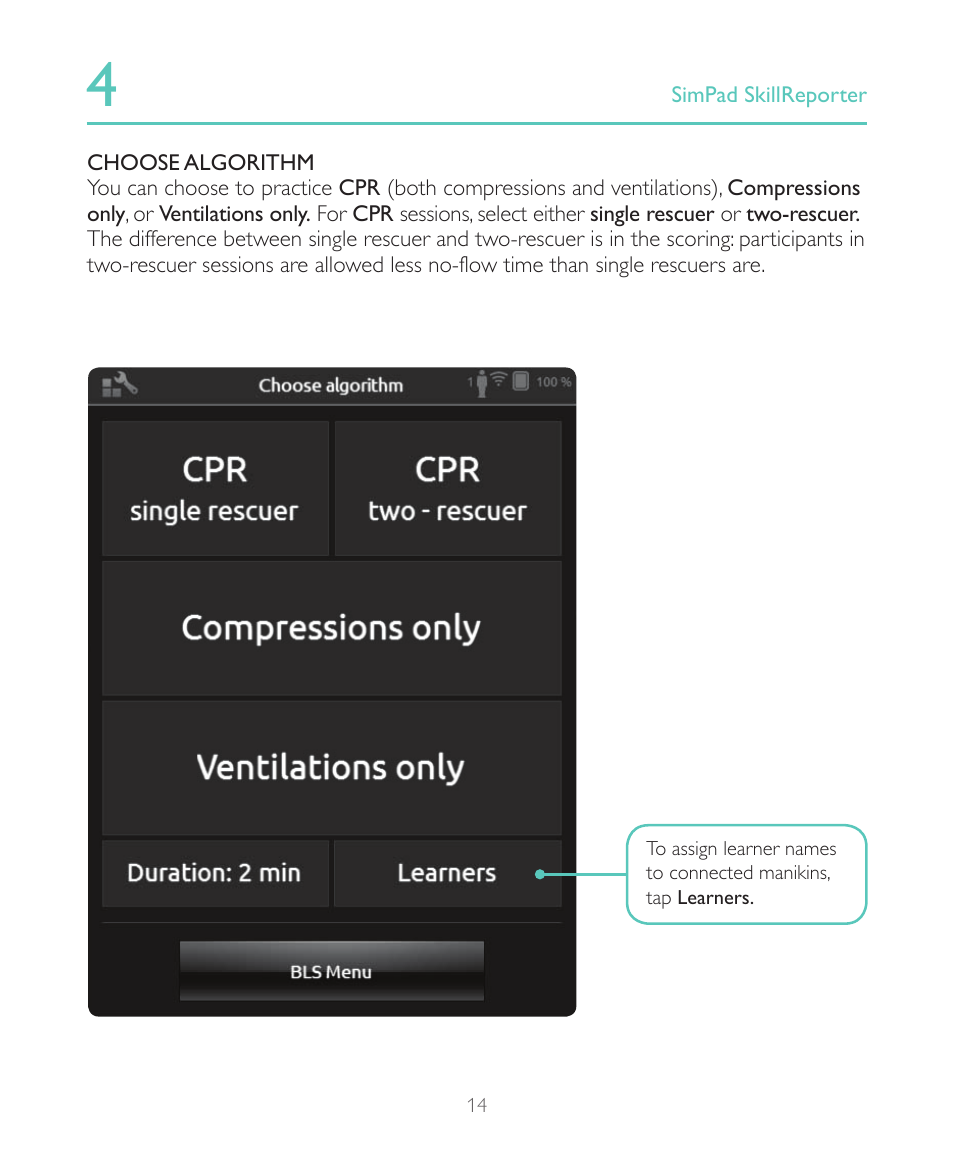 Laerdal SimPad SkillReporter User Manual | Page 14 / 28