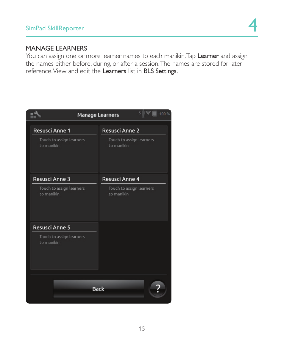 Laerdal SimPad SkillReporter User Manual | Page 15 / 28