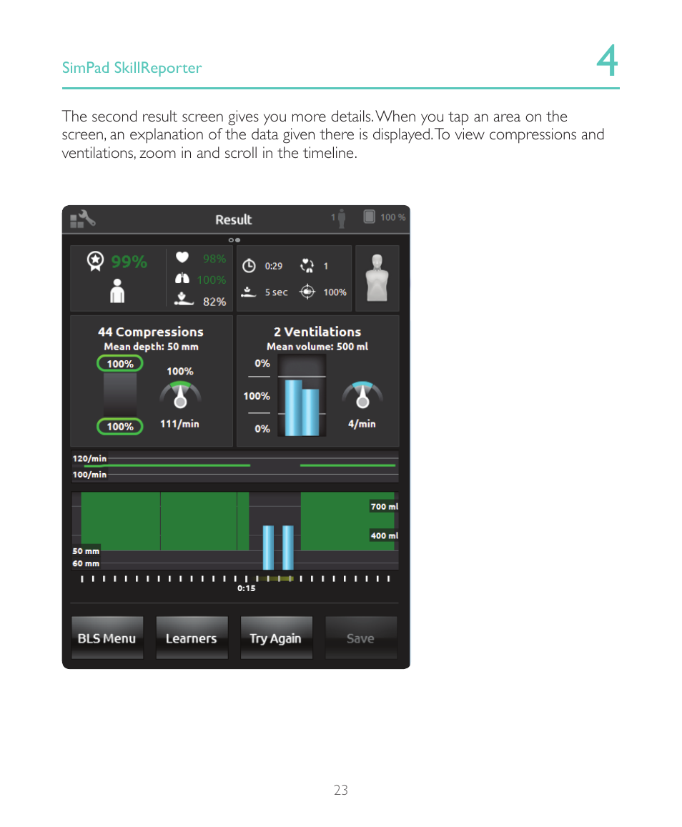Laerdal SimPad SkillReporter User Manual | Page 23 / 28