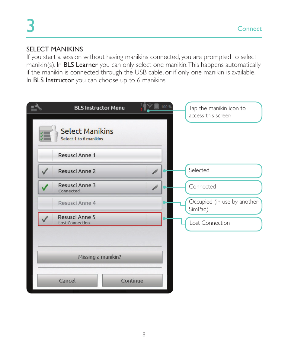 Laerdal SimPad SkillReporter User Manual | Page 8 / 28